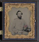 [Unidentified soldier in Norfolk "Light Blues" Virginia Light Artillery Battery uniform]