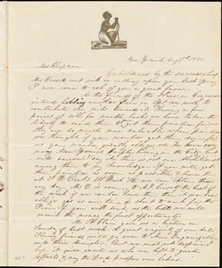 Letter from Helen M. Newhall, New Ipswich, [New Hampshire], to Maria Weston Chapman, 1840 Aug[ust] 17