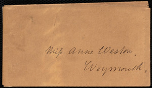 Letter from Samuel May, 21 Cornhill, [Boston, Mass.], to Anne Warren Weston, Thursday noon, Sept. 7, [1848?]