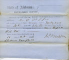 Montgomery County, Alabama Slave Holder Affidavits: October 10, 1860a