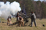 Reenactment of Civil War siege of April 1862, Bridgeport, Alabama