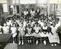 Summer reading closing exercises, Dart Hall Branch Library, 1953 (3)