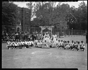 Mrs. Dickenson Logan Playground May Day 1941 [cellulose acetate photonegative]