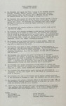 San Fernando Valley State College Black Student Union's List of Demands, November 4, 1968