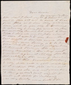 Thumbnail for Letter from Deborah Weston, [Boston, Mass.], to Anne Warren Weston, [15 May 1846?]