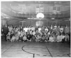 Group of YMCA boys and leaders who visited Twelfth Street Branch YMCA, Washington D.C. on February 22, 1949.