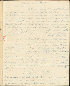 Letter from Mary Frisell Manter, Walpole, [Massachusetts], to Maria Weston Chapman, 1840 July 30