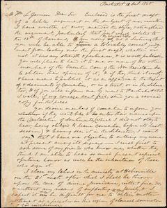 Thumbnail for Letter from Charles Simmons, Pawtucket, [Rhode Island], to William Lloyd Garrison, 1838 Oct[ober] 12