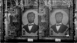 Photo of Abraham Lincoln in Seeds, Agricultural Exhibit, World's Fair, St. Louis, 1904