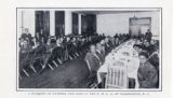 A banquet of father and sons in the YMCA of Washington D.C.