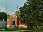 The Soldiers Memorial Hall in Hampton, Iowa, a Grand Army of the Republic hall built in 1890 to honor the 44 men (of 169 from Franklin County who enlisted on the Union side) to die in the American Civil War