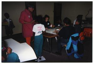 Eastside Boys and Girls Club Children at Craft Tables