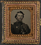 [Unidentified soldier in Union officer's uniform with 12th Corps, Army of the Potomac badge]