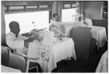 Morning Zephyr to Minneapolis. 3. Dining car between meals