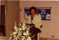 75th Anniversary Annual Meeting, April, 1981. Rosa Davis