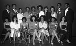 Centennial High School reunion group portrait, Los Angeles, 1983