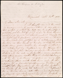 Letter from Maria Weston Chapman, Weymouth, [Mass.], to Samuel May and Samuel Joseph May, Sept. 30th, 1858