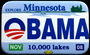 Thumbnail for Button from Barack Obama rally held in St. Paul