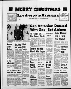 San Antonio Register (San Antonio, Tex.), Vol. 42, No. 27, Ed. 1 Friday, December 22, 1972