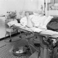 Freedom Rider James Peck on an operating table in a hospital in Birmingham, Alabama, after he was attacked by a mob at the local bus station.