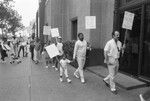 Protesters with Placards, Los Angeles, 1989