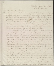 Letter to] My dear bro[ther] George [manuscript