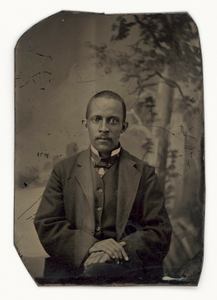 Tintype of a man