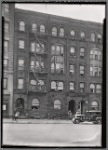 Tenement row with African American residents