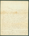 Thumbnail for Letter from Mrs. P. E. Collins in Cahaba, Alabama, to Governor John Gill Shorter.