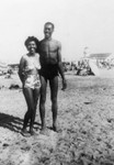 Couple at Santa Monica Beach