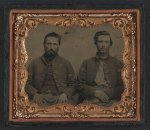 [Two unidentified soldiers in Union uniforms]