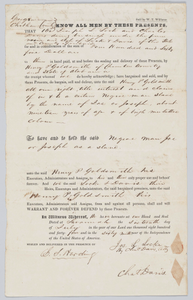 Bill of sale with two transactions for an enslaved man named Joe or Joseph