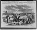 The Thirty-Second Indiana Regiment (Colonel Willich) building pontoons in Kentucky