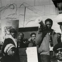 Anti-racism protest in 1988