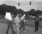 Workers striking at the Brockway Glass Company at 3480 Lower Wetumpka Road in Montgomery, Alabama.