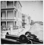 [Charleston, S.C. East Battery; dismantled Blakely gun in foreground]