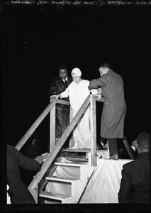 Baptism ceremony, probably at Griffith Stadium, ca. 1930-1950 : cellulose acetate photonegative