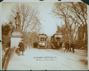 Subway entrance, Public Garden, Boston, Mass.