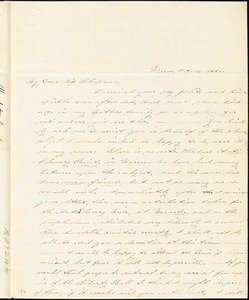 Letter from Charlotte M. Lincoln, Warren, [Massachusetts], to Maria Weston Chapman, 1840 [October] 12