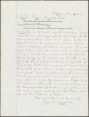 Thumbnail for Letter to] Dear Sir [manuscript