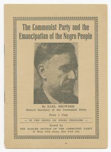 Thumbnail for The Communist Party and the Emancipation of the Negro People