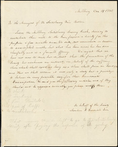Letter from Adaline E. Kendrick, Millbury, [Massachusetts], to Maria Weston Chapman, 1840 December 19