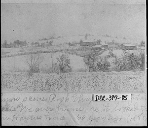 Photograph of Rock Chapel Mountain, DeKalb County, Georgia, 1888