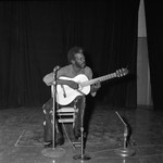 Guitarist on stage, Los Angeles, 1972