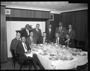 Retirement luncheon for Dr. Freeman, Feb[ruary] 1964 [cellulose acetate photonegative]