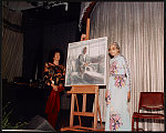 [Rosa Parks and Artis Lane at the Black Women's Forum salute to Parks, Los Angeles, California]