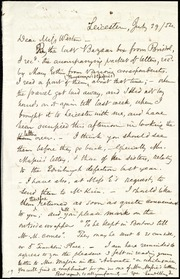 Letter to] Dear Miss Weston [manuscript