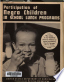 Participation of Negro children in school lunch programs