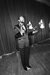 Marvin Gaye with Grammy award, Los Angeles, 1983