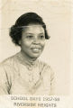 Riverside High School, Geneva, Alabama, teacher Martha Martin Stallworth, 1957-1958